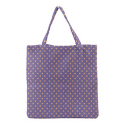 Polka Dots Grocery Tote Bag by Valentinaart