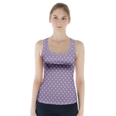 Polka Dots Racer Back Sports Top