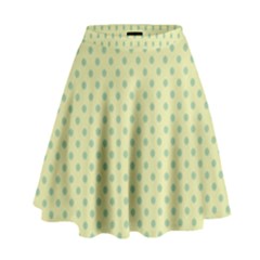 Polka Dots High Waist Skirt by Valentinaart