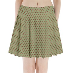 Polka Dots Pleated Mini Skirt by Valentinaart