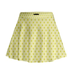 Polka Dots Mini Flare Skirt by Valentinaart