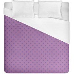 Polka Dots Duvet Cover (king Size) by Valentinaart