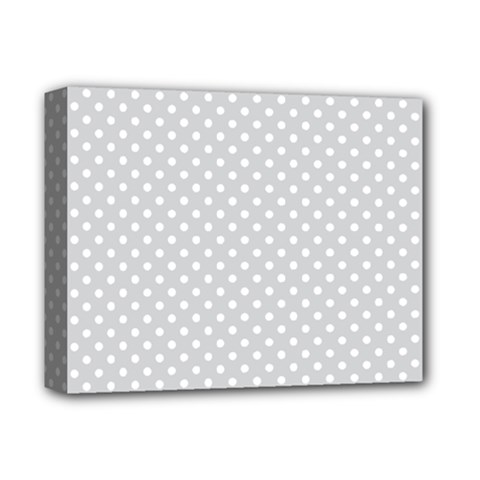 Polka Dots Deluxe Canvas 14  X 11  by Valentinaart