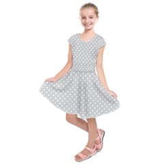 Polka Dots Kids  Short Sleeve Dress by Valentinaart