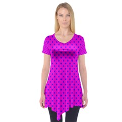 Polka Dots Short Sleeve Tunic 