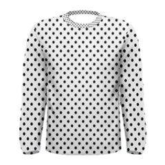 Polka Dots Men s Long Sleeve Tee