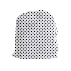 Polka Dots Drawstring Pouches (extra Large)