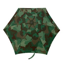 Camouflage Pattern A Completely Seamless Tile Able Background Design Mini Folding Umbrellas by Simbadda