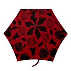 Congregation Of Floral Shades Pattern Mini Folding Umbrellas by Simbadda