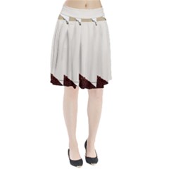 Greeting Card Coffee Mood Pleated Skirt