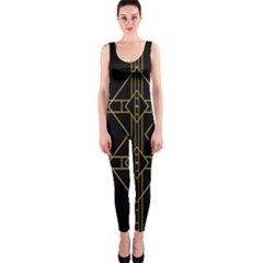 Simple Art Deco Style  Onepiece Catsuit by Simbadda