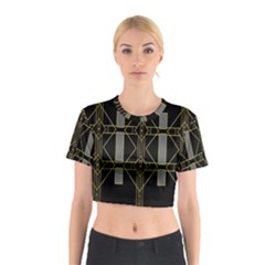 Simple Art Deco Style  Cotton Crop Top by Simbadda