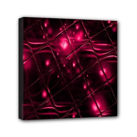 Picture Of Love In Magenta Declaration Of Love Mini Canvas 6  X 6  by Simbadda