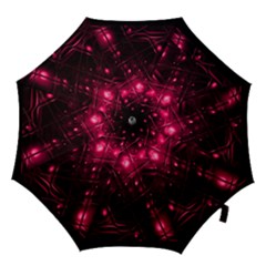 Picture Of Love In Magenta Declaration Of Love Hook Handle Umbrellas (large) by Simbadda