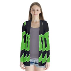 Black Green Abstract Shapes A Completely Seamless Tile Able Background Cardigans by Simbadda