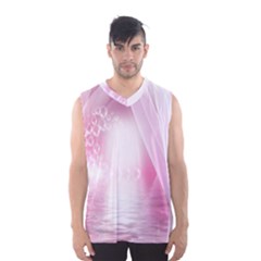 Realm Of Dreams Light Effect Abstract Background Men s Basketball Tank Top by Simbadda