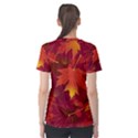 Autumn Leaves Fall Maple Women s Sport Mesh Tee View2