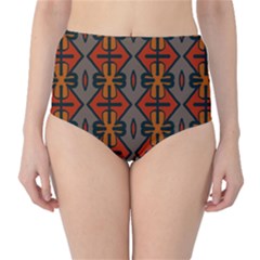 Seamless Pattern Digitally Created Tilable Abstract High-waist Bikini Bottoms by Simbadda