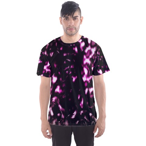 Background Structure Magenta Brown Men s Sport Mesh Tee by Simbadda