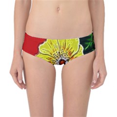 Beautiful Fractal Flower In 3d Glass Frame Classic Bikini Bottoms by Simbadda