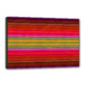 Fiestal Stripe Bright Colorful Neon Stripes Background Canvas 18  x 12  View1