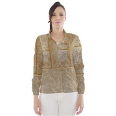 Texture Of Ceramic Tile Wind Breaker (women) by Simbadda