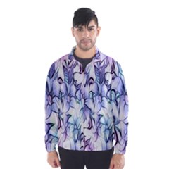 Floral Pattern Background Wind Breaker (men) by Simbadda