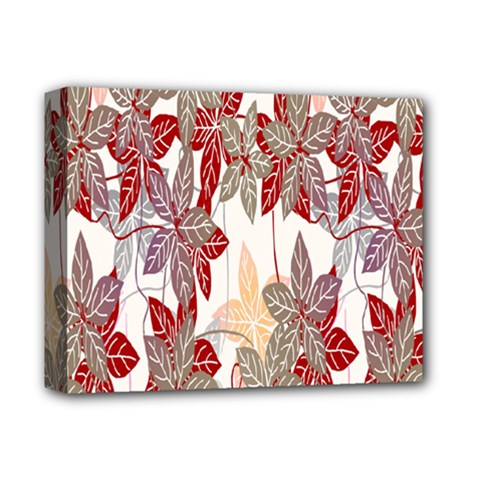 Floral Pattern Background Deluxe Canvas 14  X 11  by Simbadda