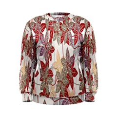 Floral Pattern Background Women s Sweatshirt by Simbadda