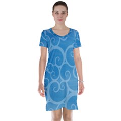 Pattern Short Sleeve Nightdress