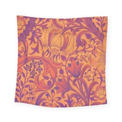 Floral Pattern Square Tapestry (small) by Valentinaart