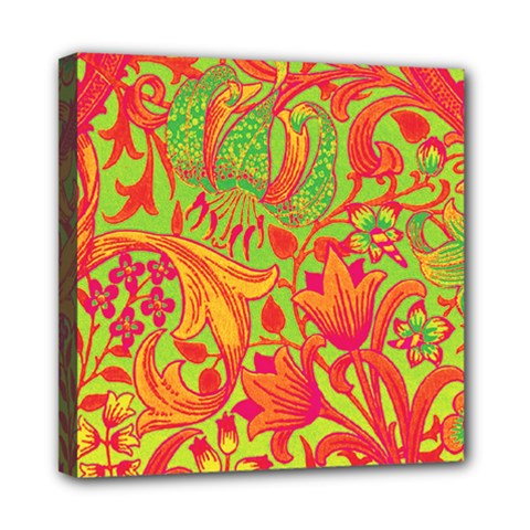 Floral Pattern Mini Canvas 8  X 8  by Valentinaart