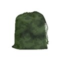 Vintage Camouflage Military Swatch Old Army Background Drawstring Pouches (Large)  View1