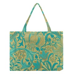 Floral Pattern Medium Tote Bag by Valentinaart