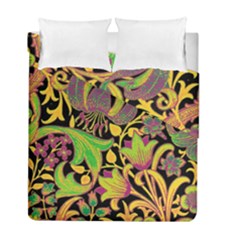 Floral pattern Duvet Cover Double Side (Full/ Double Size)