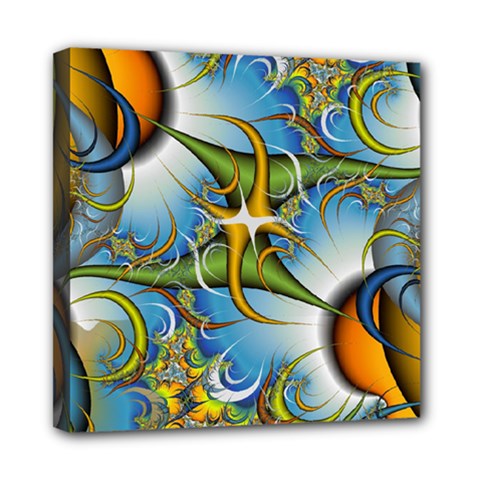 Random Fractal Background Image Mini Canvas 8  x 8 