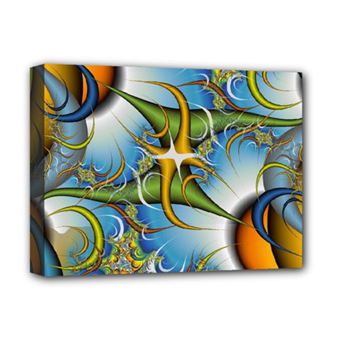 Random Fractal Background Image Deluxe Canvas 16  x 12  