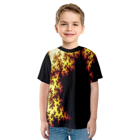 A Fractal Image Kids  Sport Mesh Tee by Simbadda