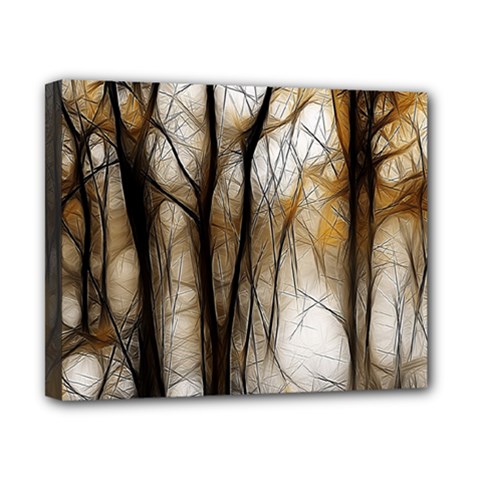 Fall Forest Artistic Background Canvas 10  X 8  by Simbadda