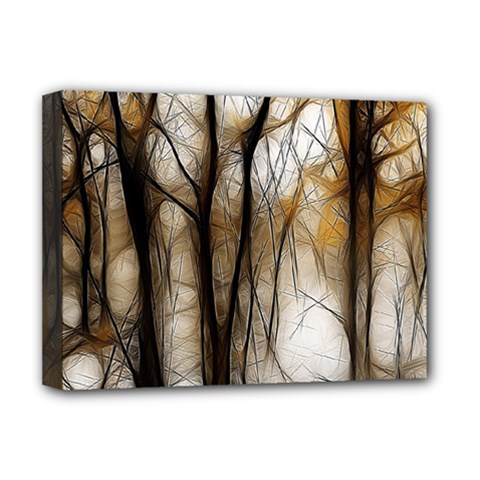 Fall Forest Artistic Background Deluxe Canvas 16  X 12   by Simbadda