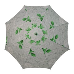 Plants Over Wall Golf Umbrellas by dflcprints