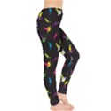 Colorful Space with Cats Saturn and Stars Women s Leggings View4