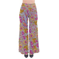 Graypaisley Chic Palazzo Pants