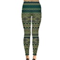 Green Aztec Tribal Chevron Stripes Leggings View2