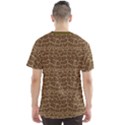 Brown Python Snakeskin Pattern Repeats Seamlessly Men s Sport Mesh Tee View2