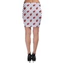 Red Ladybugs Black Polka Dots Pattern Bodycon Skirt View2