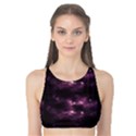 Dark Photorealistic Galaxy Design Tank Bikini Top View1