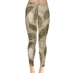 Nude Pattern From Feather A Bird Leggings