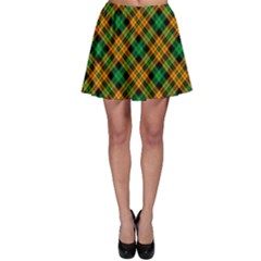 Yellow Plaid Skater Skirt