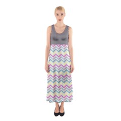 Maxi Dress - Chevron 03 Full Print Maxi Dress by CoolDesigns